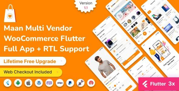 Maan multivendor- eCommerce Flutter Customer Full App