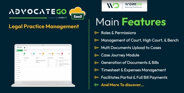 AdvocateGo SaaS - Legal Practice Management - v2.0.0