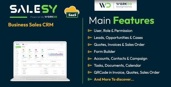 Salesy SaaS - Business Sales CRM - v5.4