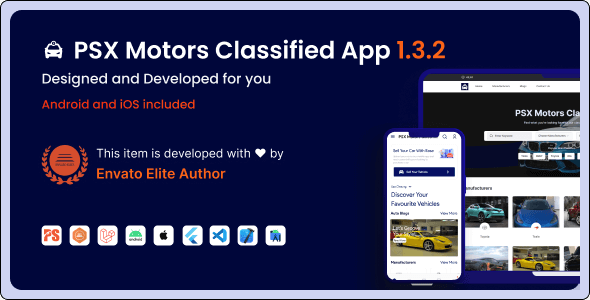 Motors Classified: Apps, Frontend Website and Backend for Car Dealership, Buy Sell, Listings|1.3.2 v1.0