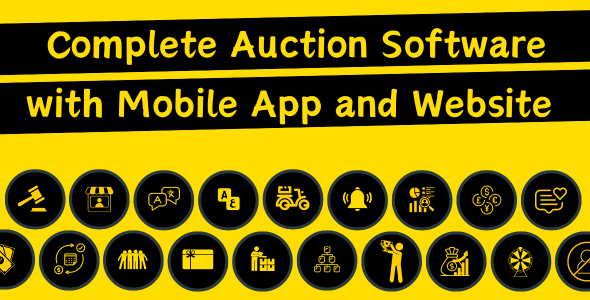 Complete Auction & Bidding Platform | All-in-One Auction for Your Auction Business & Auction House