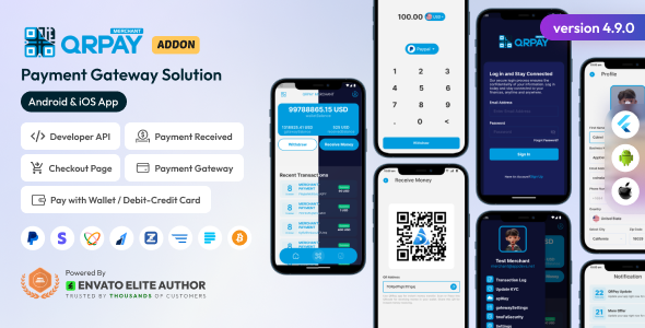 QRPay Merchant - Payment Gateway Solution v4.9.0