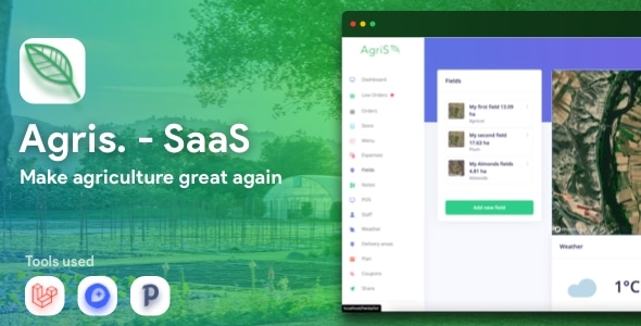 Agris - SaaS platform script for agriculture v4.1.0