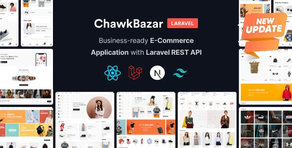 ChawkBazar Laravel - React, Next, REST API Ecommerce With Multivendor