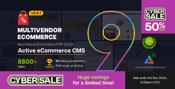 Active eCommerce CMS v9.6.1