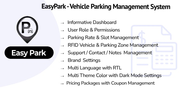 EasyPark SaaS - Vehicle Parking Management System