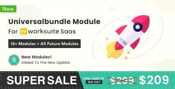 Universal Modules Bundle for Worksuite SAAS v1.2.03