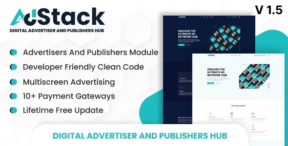 AdStack - Digital Advertiser and Publishers Hub v1.4