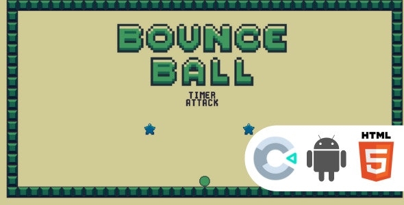 Bounce Ball (Timer Attack) - HTML5 Game - Construct3 v1.0