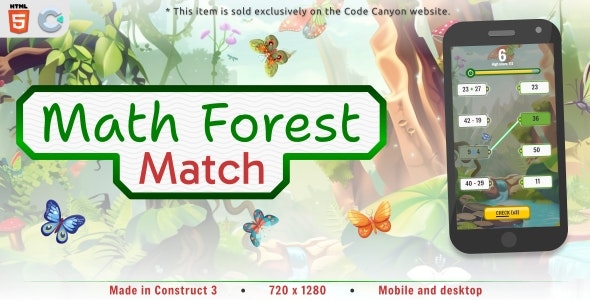 Math Forest Match - HTML5 Educational gamev1.0