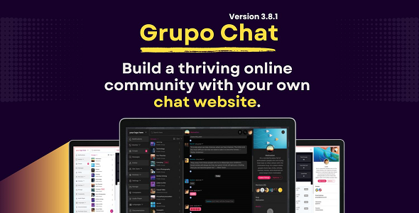 Grupo Chat - Chat Room & Private Chat PHP Script v3.8.1