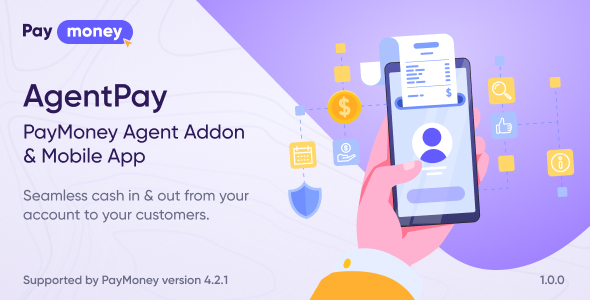 AgentPay - PayMoney Agent Addon & Mobile App