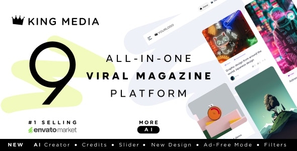 King Media - Viral News Video Magazine v9.1