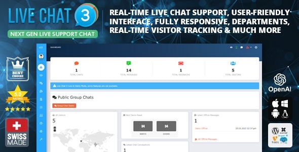 Live Support Chat - Live Chat 3 v5.1.3