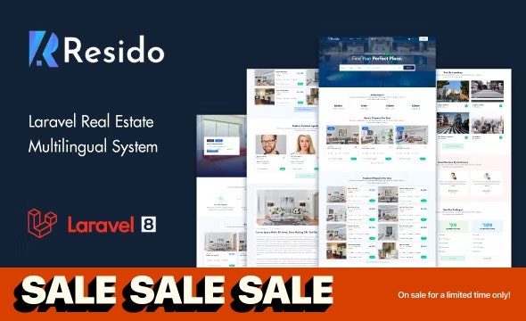 Resido - Laravel Real Estate Multilingual System v2.17.0