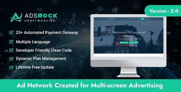 AdsRock - Ads Network & Digital Marketing Platform v2.0