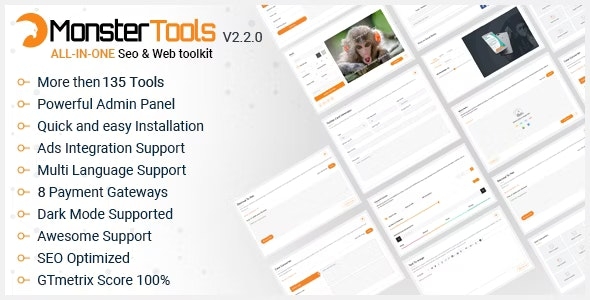 MonsterTools: The All-in-One SEO & Web Toolkit, like a Swiss Army Knife v2.0.0