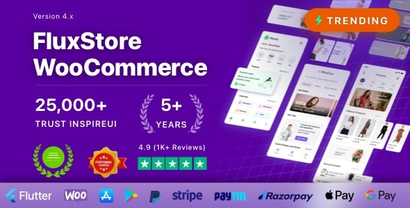 Fluxstore WooCommerce - Flutter E-commerce Full App v3.13.6