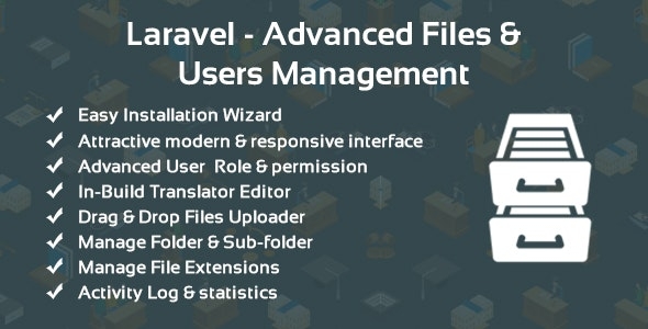 Laravel - Advanced Files & Users Management v2.0.2