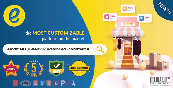 emart - Laravel Multi-Vendor eCommerce Advanced CMS v4.1