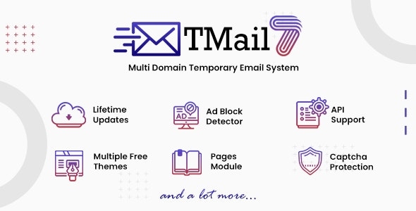 TMail - Multi Domain Temporary Email System - v7.7