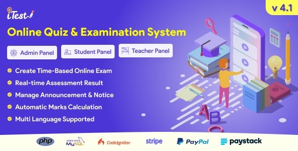 iTest - Quiz & Online Examination System - v4.1