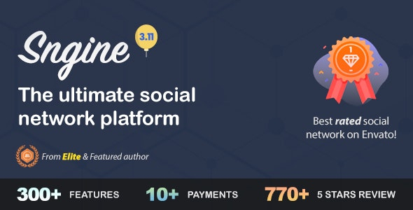 Sngine - The Ultimate PHP Social Network Platform