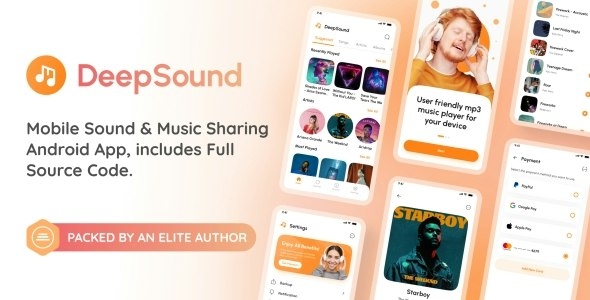 DeepSound Android- Mobile Sound & Music Sharing Platform Mobile Android Application - v3.3