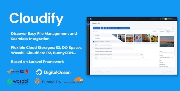 Cloudify - Self-Hosted File Manager and Cloud Storage v1.0.8