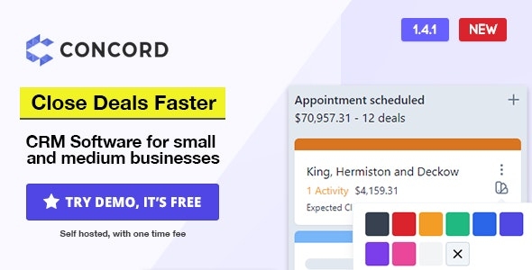 Concord - Deals Management CRM v1.4.1