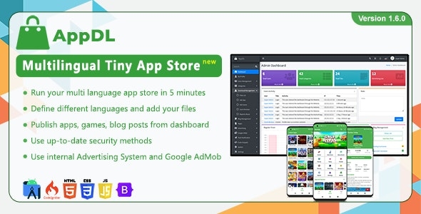 AppDL - Multilingual Tiny App Store v1.3.0