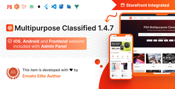 Multipurpose Classified App: Buy, Sell, Ecommerce like Olx, Mercari, Offerup, Carousell (1.4.7 )