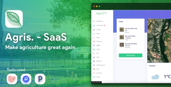 Agris - SaaS platform script for agriculture - V4.0.0