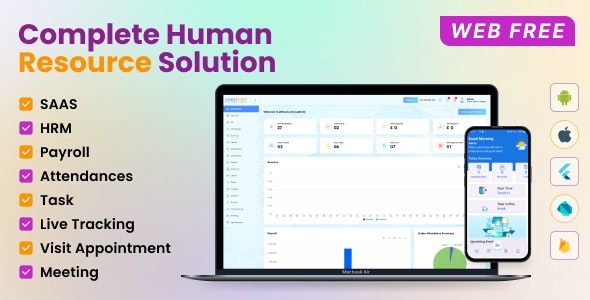 HRM - Ultimate HR System App with Admin Panel v3.0