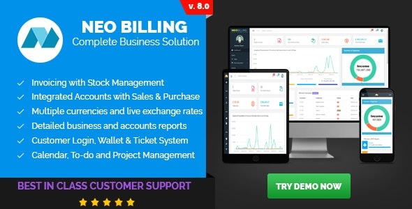 Neo Billing - Accounting, Invoicing And CRM Software v8.0