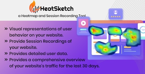 HeatSketch - Heatmap and Session Recording Tool (SaaS Platform) v2.9