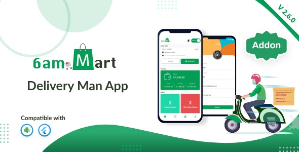 6amMart - Delivery Man App