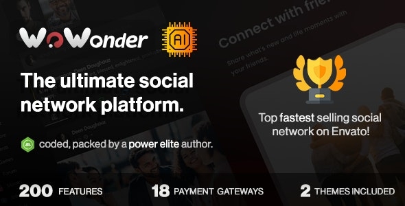 WoWonder - The Ultimate PHP Social Network Platform V4.3.2