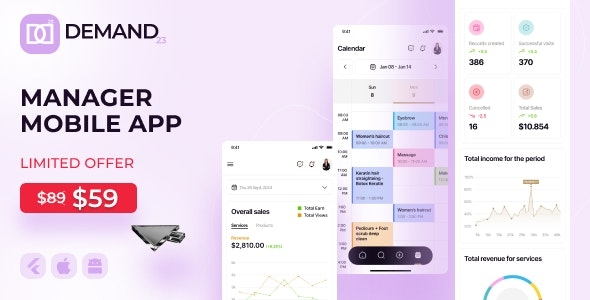 On-Demand24 - Manager Application (iOS&Android) v1.0