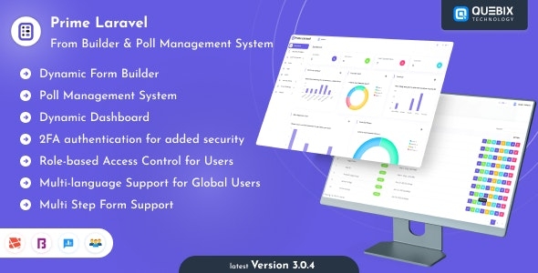 Prime Laravel - Form Builder & Poll Management System v3.0.4