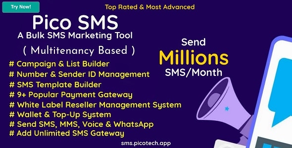 PicoSMS - A Bulk SMS Marketing Tool v5.6