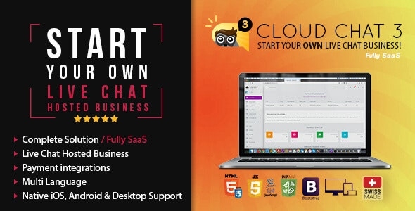 Cloud Chat 3 - SaaS - Live Support Chat Business - v3.1.4