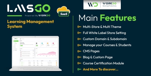 LMSGo SaaS- Learning Management System - v3.9