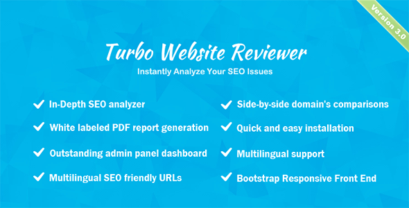 Turbo Website Reviewer - In-depth SEO Analysis Tool - v3.0