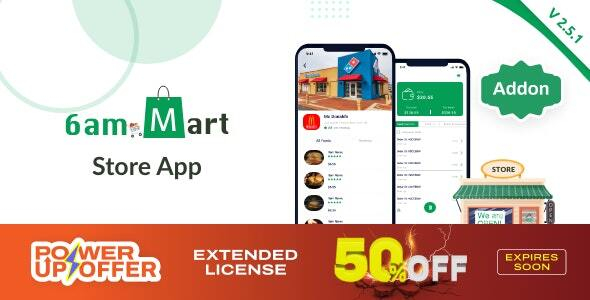 6amMart v2.6 - Store App