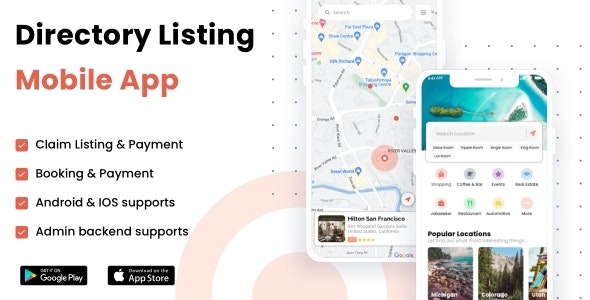 Listar FluxPro - mobile directory listing - claim - booking and payment v1.3.1