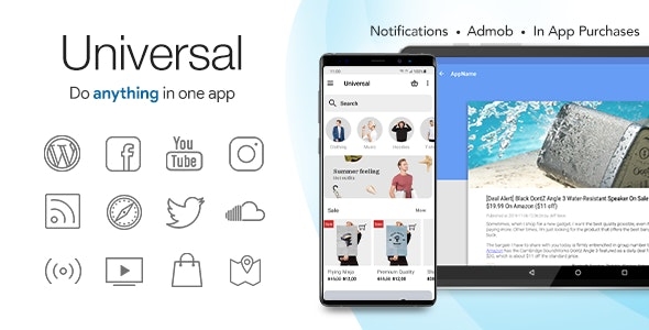 Universal - Full Multi-Purpose Android App v4.5.7