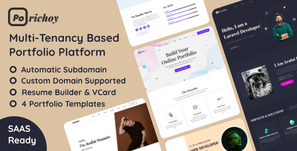 Porichoy - Multitenancy Based Portfolio Builder Platform (SAAS) v1.7