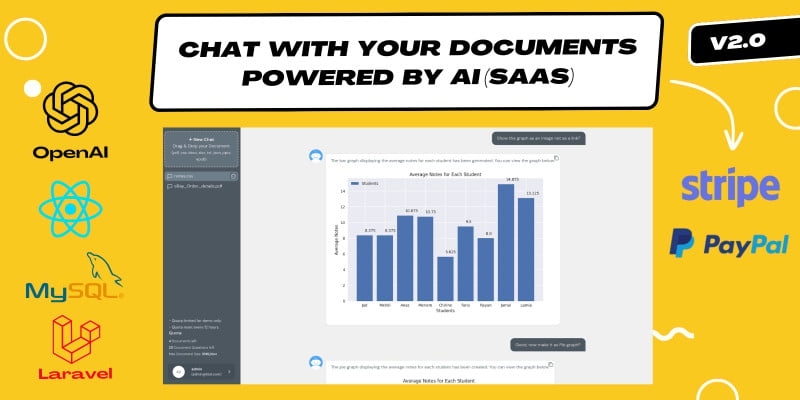 ChatPDF - Chat with your Documents using AI SAAS v2.0.1