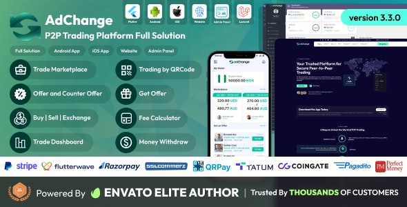 adChange - P2P Trading Platform Full Solution v3.2.0